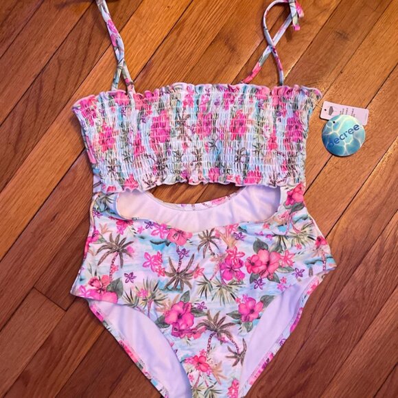 Decree Women's Floral Swim Dress - Picture 2 of 5